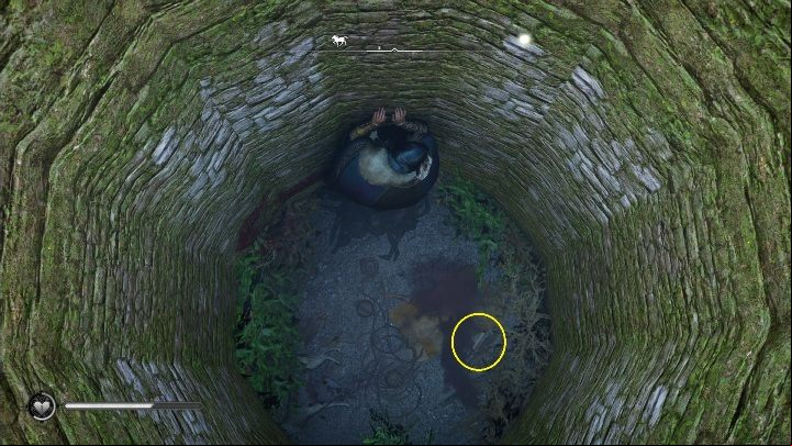 You have to destroy the boards that block the entrance to the well and then slowly drop down using its walls - Assassins Creed Valhalla: Treasure Hoard Map - Oxenefordscire secrets, locations - Oxenefordscire - Assassins Creed Valhalla Guide and Walkthrough