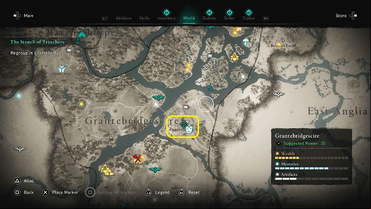 1 - Assassins Creed Valhalla: The Stench of Treachery - Grantebridgescire - Assassins Creed Valhalla Guide and Walkthrough