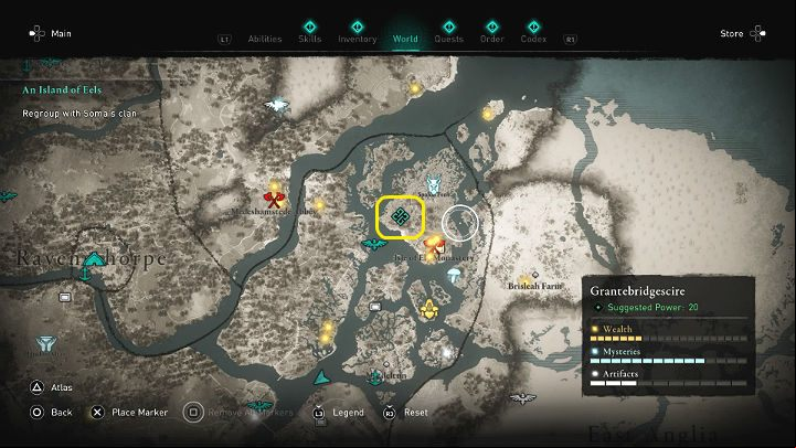 1 - Assassins Creed Valhalla An Island of Eels - Grantebridgescire - Assassins Creed Valhalla Guide and Walkthrough