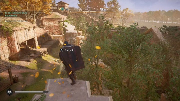 End: The paper will stop on a rope hanging between the walls - Assassins Creed Valhalla: Flying Paper - Lincolnscire secrets, locations - Lincolnscire - Assassins Creed Valhalla Guide and Walkthrough