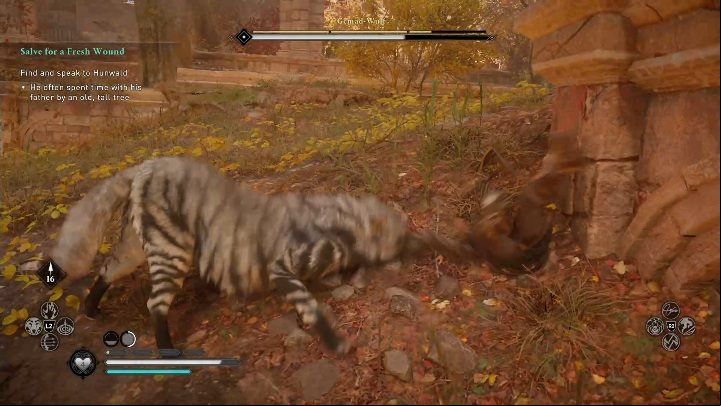 Be careful not to get grabbed - Assassins Creed Valhalla: Legendary Animal - Lincolnscire secrets, locations - Lincolnscire - Assassins Creed Valhalla Guide and Walkthrough