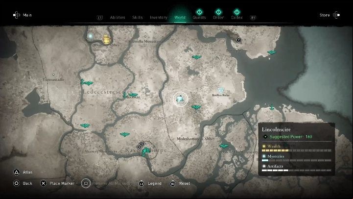 You will find the flies by going west of the synchronization point - Assassins Creed Valhalla: Fly Agaric - Lincolnscire secrets, locations - Lincolnscire - Assassins Creed Valhalla Guide and Walkthrough
