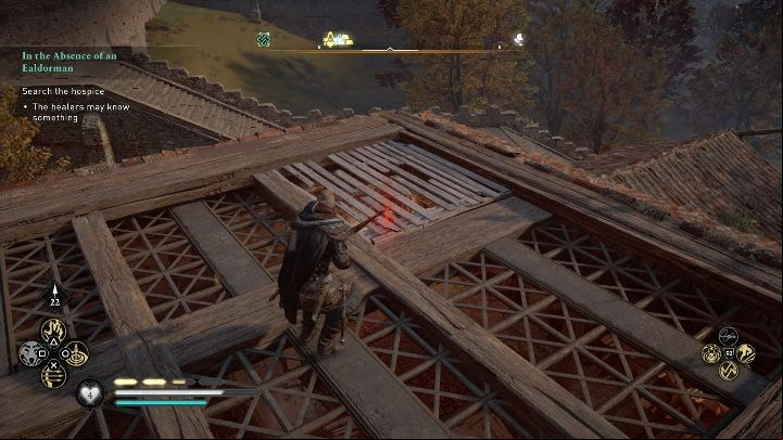 To get to the ability, you have to climb to the roof of the building and then destroy the boards blocking the age - Assassins Creed Valhalla: Abilities - Lincolnscire secrets, locations - Lincolnscire - Assassins Creed Valhalla Guide and Walkthrough