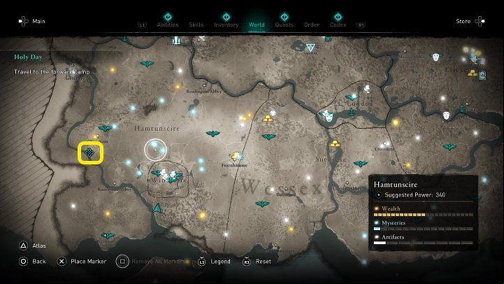 1 - Assassins Creed Valhalla: Holy Day - Hamtunscire - Assassins Creed Valhalla Guide and Walkthrough