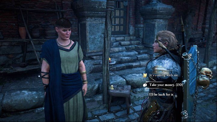 Talk to him and repurchase the statue that Octavian wants back so badly - Assassins Creed Valhalla: A Rivalry for the Ages - Ravensthorpe - Assassins Creed Valhalla Guide and Walkthrough