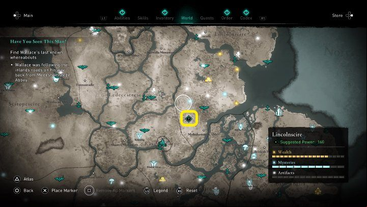Wallace, Petra's brother, has gone missing in the woods - Assassins Creed Valhalla: Have You Seen This Man? - Ravensthorpe - Assassins Creed Valhalla Guide and Walkthrough