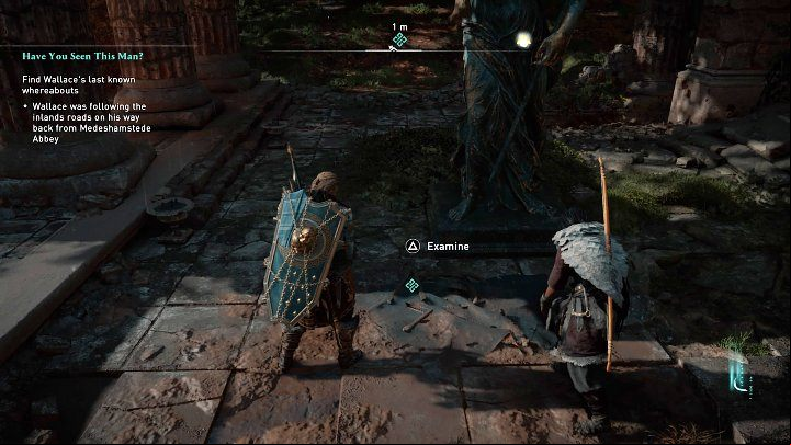 Once you arrive, investigate the trail (Wallace's tools) and go underground - the entrance is located right next to you on the right side - Assassins Creed Valhalla: Have You Seen This Man? - Ravensthorpe - Assassins Creed Valhalla Guide and Walkthrough