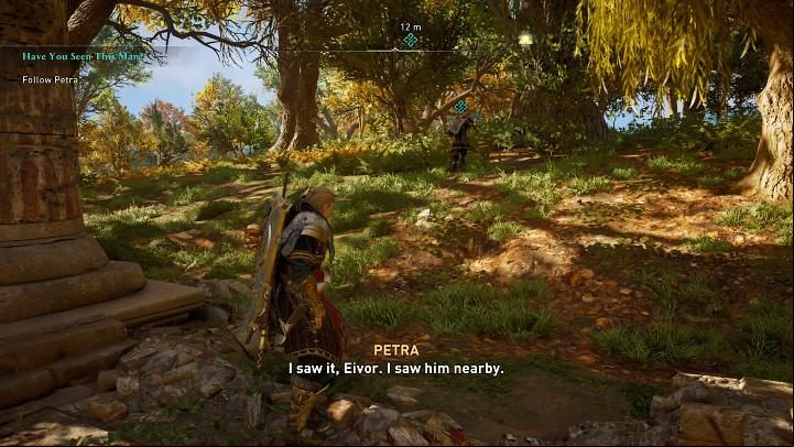 When you hear Petra's voice, get back to the surface and follow her to the spot where she noticed a white deer - Assassins Creed Valhalla: Have You Seen This Man? - Ravensthorpe - Assassins Creed Valhalla Guide and Walkthrough