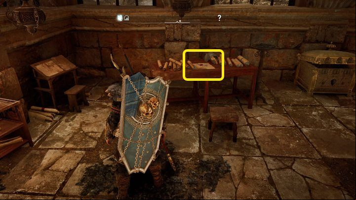 The Magas Codex, Page I is inside, right next to the entrance on the desk to the left - Assassins Creed Valhalla: A Brief History of the Hidden Ones - Ravensthorpe - Assassins Creed Valhalla Guide and Walkthrough