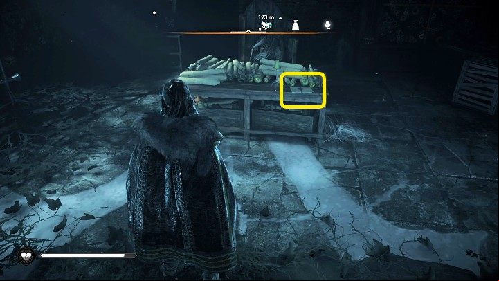 The Magas Codex, Page VI lies on a wooden table in the center of the room - Assassins Creed Valhalla: A Brief History of the Hidden Ones - Ravensthorpe - Assassins Creed Valhalla Guide and Walkthrough