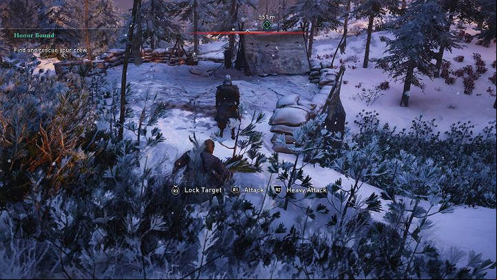 Going further towards the main goal of the mission, you will start meeting Kjotve's people - Assassins Creed Valhalla: Honor Bound - Rygjafylke - Assassins Creed Valhalla Guide and Walkthrough
