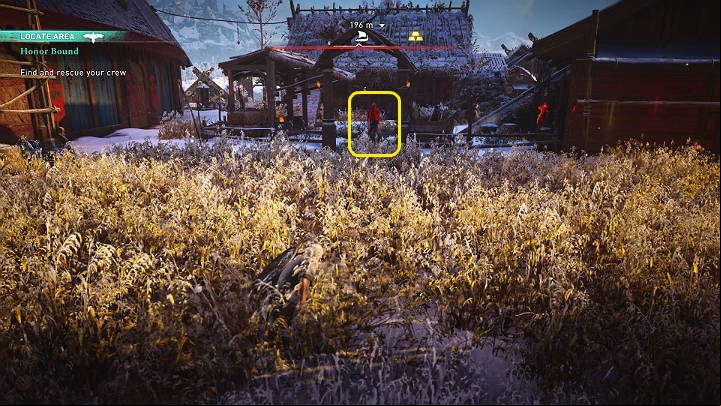 The safe entrance to the building where the enemy is holding the Eivor's allies is on the roof, so you will have to climb there - Assassins Creed Valhalla: Honor Bound - Rygjafylke - Assassins Creed Valhalla Guide and Walkthrough