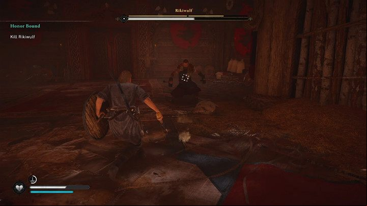 At some point, Rikiwulf will drop the bulky two-handed weapon and start dual wielding hammers - Assassins Creed Valhalla: Honor Bound - Rygjafylke - Assassins Creed Valhalla Guide and Walkthrough