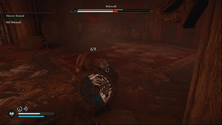 Parrying knocks the opponent out of balance, making him vulnerable to attacks for a brief moment - Assassins Creed Valhalla: Honor Bound - Rygjafylke - Assassins Creed Valhalla Guide and Walkthrough