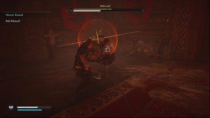 The twin hammers give Rikiwulf access to an additional special move - a front kick - Assassins Creed Valhalla: Honor Bound - Rygjafylke - Assassins Creed Valhalla Guide and Walkthrough