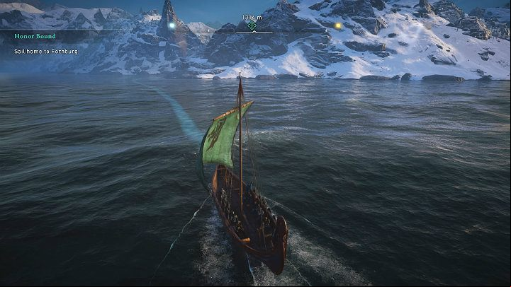 You can also use the auto-pilot function - select the option to swim along the river and then sail to your destination (triangle on PS4 by default) - Assassins Creed Valhalla: Honor Bound - Rygjafylke - Assassins Creed Valhalla Guide and Walkthrough