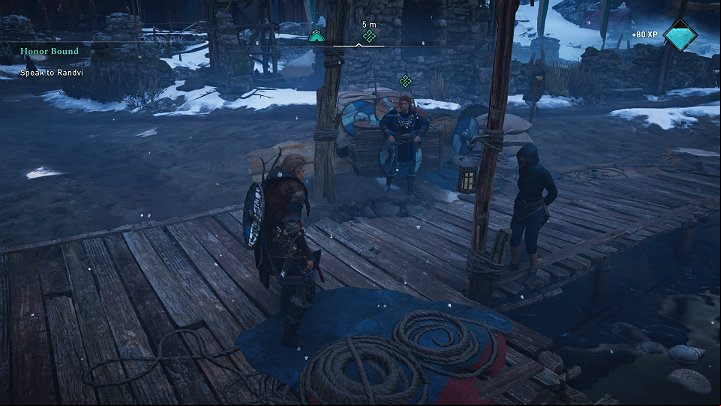 After reaching your home town of Fornburg, go ashore and go straight to Randvi - Assassins Creed Valhalla: Honor Bound - Rygjafylke - Assassins Creed Valhalla Guide and Walkthrough