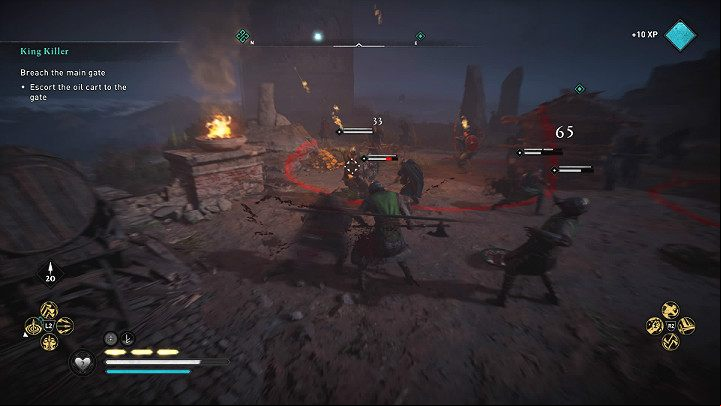 The first stage of the assault will be to breach the main gate - Assassins Creed Valhalla: King Killer - Sciropescire - Assassins Creed Valhalla Guide and Walkthrough