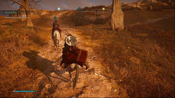 Take Rhodri on yor back, throw him on the horse, and follow Ivarr to the place where the execution is to take place - Assassins Creed Valhalla: King Killer - Sciropescire - Assassins Creed Valhalla Guide and Walkthrough