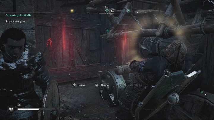 When the battering ram is brought to the gate, help your warriors breach it - Assassins Creed Valhalla: Storming the Walls - Southsexe - Assassins Creed Valhalla Guide and Walkthrough