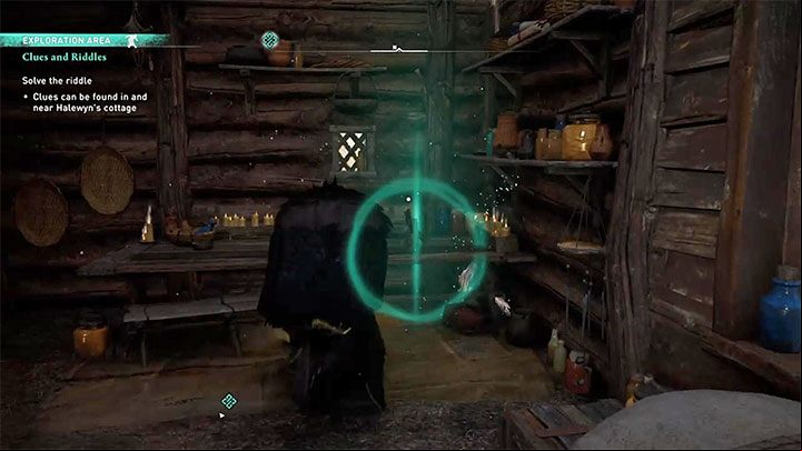 The second trace can also be found in the cottage - Threefold Death - Assassins Creed Valhalla: How to solve The druid riddles? - Campaign - Assassins Creed Valhalla Guide and Walkthrough