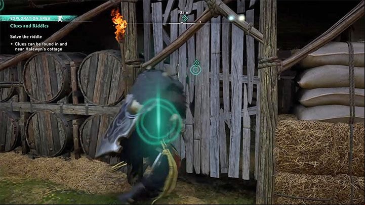 Thefourth trace is located under the cottage - Assassins Creed Valhalla: How to solve The druid riddles? - Campaign - Assassins Creed Valhalla Guide and Walkthrough