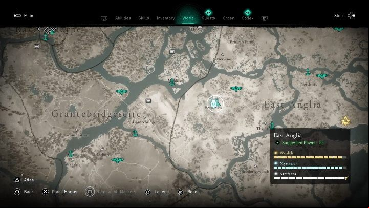 The third of the Daughters of Lerion is in the southern part of the region - Assassins Creed Valhalla: Daughter of Lerion - East Anglia secrets, locations - East Anglia - Assassins Creed Valhalla Guide and Walkthrough