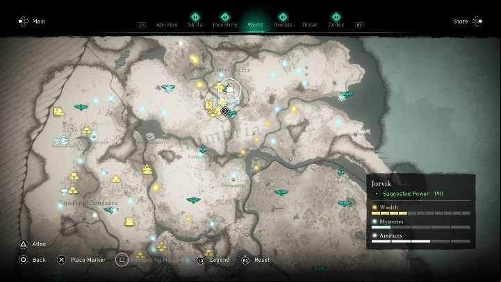 This treasure map is in the northern part of the city - Assassins Creed Valhalla: Treasure Hoard Map - Jorvik secrets, locations - Jorvik - Assassins Creed Valhalla Guide and Walkthrough