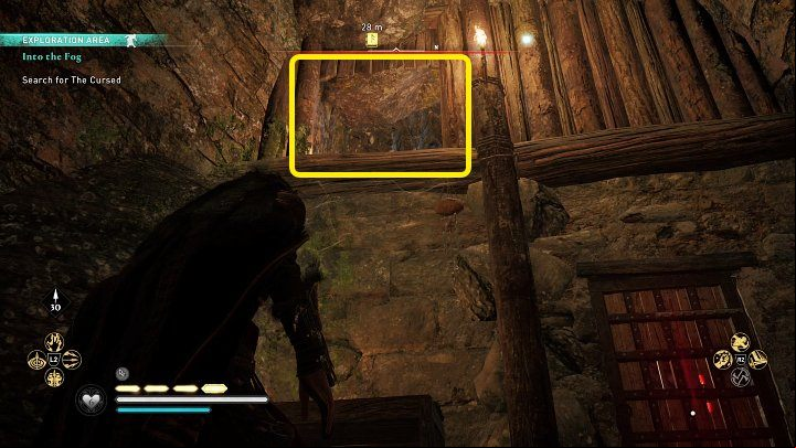 As you walk through the underground cavern, watch out for traps - sharp spikes coming out of the ground that can severely injure you - AC Valhalla Wrath of the Druids: Into the Fog - Walkthrough - Assassins Creed Valhalla Guide and Walkthrough