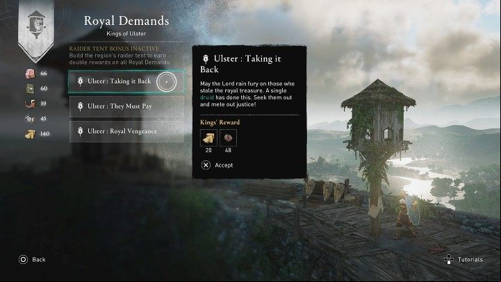Approach a nearby Pigeon Coop and see what the Ulster Kings demands - AC Valhalla Wrath of the Druids: The Northern Reach - Walkthrough - Assassins Creed Valhalla Guide and Walkthrough