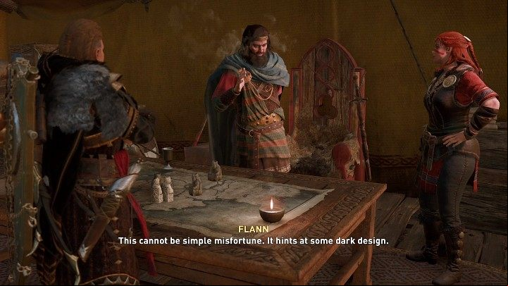 Go to Clogher and talk to Flann - AC Valhalla Wrath of the Druids: Courting the Kings - Walkthrough - Assassins Creed Valhalla Guide and Walkthrough