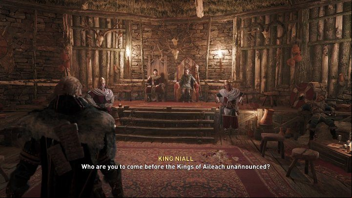 Go to Aileach to meet the kings there - AC Valhalla Wrath of the Druids: Courting the Kings - Walkthrough - Assassins Creed Valhalla Guide and Walkthrough
