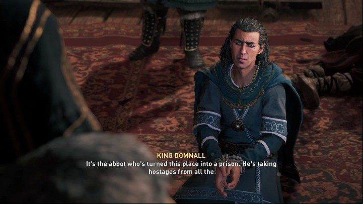 The captured kings will reveal to you that it was the abbot who turned Aileach into prison and set out with his army on King Flann - AC Valhalla Wrath of the Druids: Courting the Kings - Walkthrough - Assassins Creed Valhalla Guide and Walkthrough