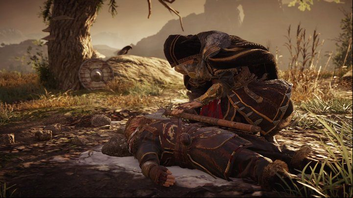 During the fight, Barid separated from the group - AC Valhalla Wrath of the Druids: The Mask of Diplomacy - Walkthrough - Assassins Creed Valhalla Guide and Walkthrough