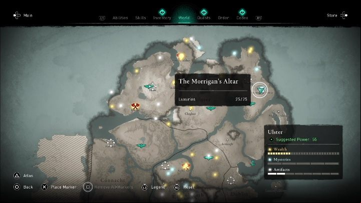 1 - AC Valhalla Wrath of the Druids: Offering Altar - Ulster, secrets, locations - Ulster - Assassins Creed Valhalla Guide and Walkthrough