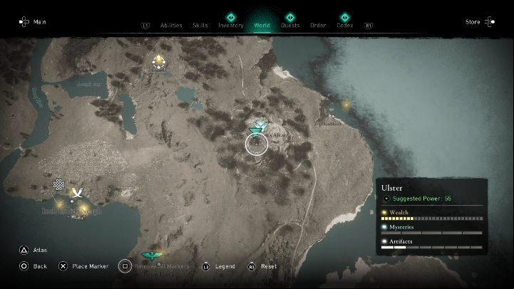 You will find the Offering Altar in the eastern part of the region, near the synchronization point - AC Valhalla Wrath of the Druids: Offering Altar - Ulster, secrets, locations - Ulster - Assassins Creed Valhalla Guide and Walkthrough