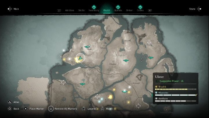 8 - AC Valhalla Wrath of the Druids: Gear - Ulster, secrets, locations - Ulster - Assassins Creed Valhalla Guide and Walkthrough