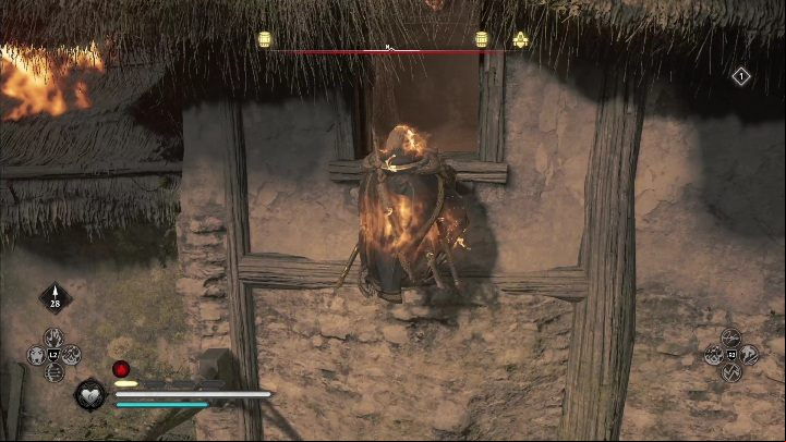 To get to the chest, you must enter through the window - AC Valhalla Wrath of the Druids: Gear - Ulster, secrets, locations - Ulster - Assassins Creed Valhalla Guide and Walkthrough