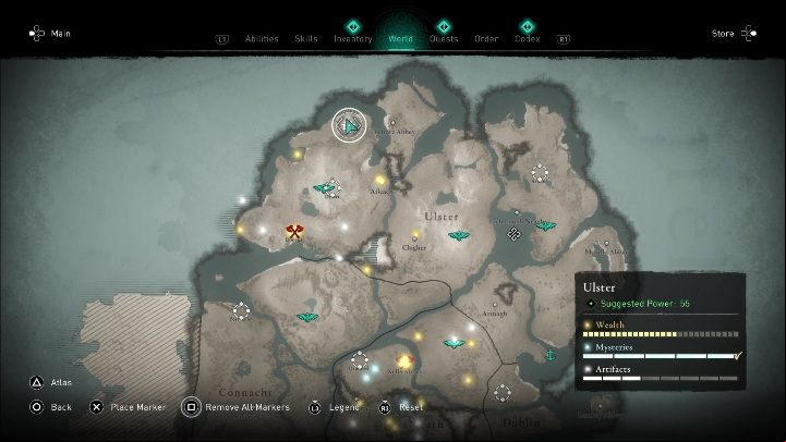 1 - AC Valhalla Wrath of the Druids: Cursed Symbol - Ulster, secrets, locations - Ulster - Assassins Creed Valhalla Guide and Walkthrough
