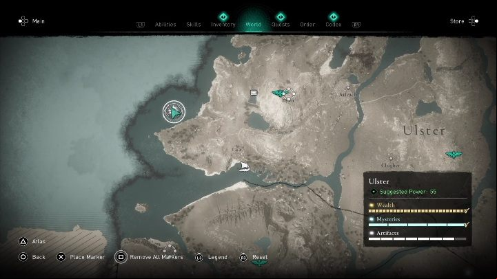 2 - AC Valhalla Wrath of the Druids: Cursed Symbol - Ulster, secrets, locations - Ulster - Assassins Creed Valhalla Guide and Walkthrough