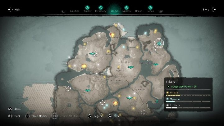 1 - AC Valhalla Wrath of the Druids: Trials of the Morrigan - Ulster, secrets - Ulster - Assassins Creed Valhalla Guide and Walkthrough