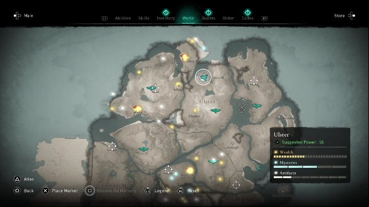 2 - AC Valhalla Wrath of the Druids: Trials of the Morrigan - Ulster, secrets - Ulster - Assassins Creed Valhalla Guide and Walkthrough