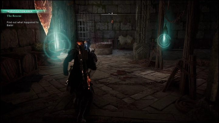 Frigga will lead you to a building where you need to examine a few objects - AC Valhalla Dawn of Ragnarok: Restless Dreams - Walkthrough - Assassins Creed Valhalla Guide and Walkthrough