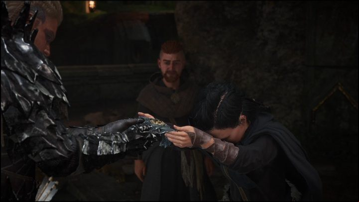 Your new comrades will take away his Hugr-Rip and put it in your hands - AC Valhalla Dawn of Ragnarok: Hugr-Rip- how to get it, how it works, and its powers - Basics - Assassins Creed Valhalla Guide and Walkthrough
