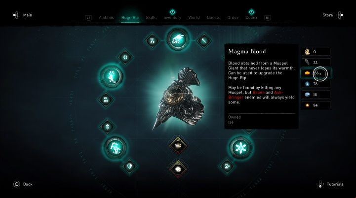 With the Dawn of Ragnarok DLC, 6 new resources have been added to the game - AC Valhalla Dawn of Ragnarok: Hugr-Rip- how to get it, how it works, and its powers - Basics - Assassins Creed Valhalla Guide and Walkthrough
