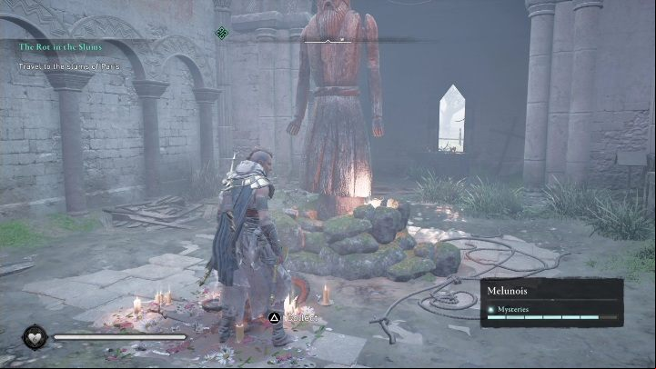 On this part of the map, you can complete 3 events that look like short side quests - AC Valhalla Siege of Paris: Melunois map, all activities - Maps of - Assassins Creed Valhalla Guide and Walkthrough
