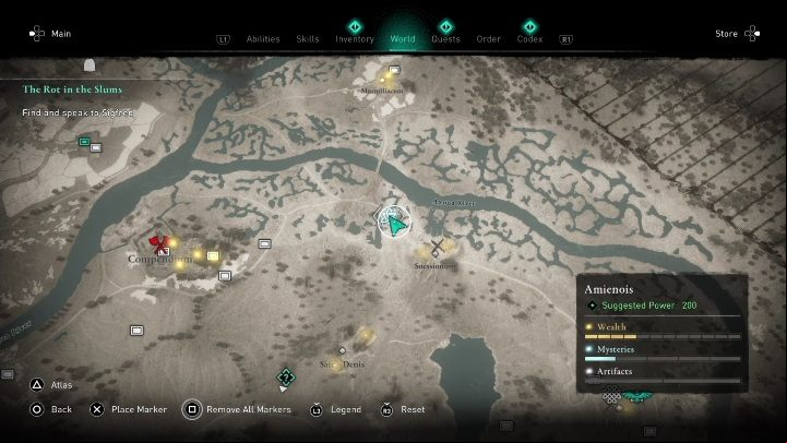 You will begin this mission by reaching the northern part of this region - AC Valhalla Siege of Paris: Where does the map from Hidden Justice lead? - FAQ - Assassins Creed Valhalla Guide and Walkthrough