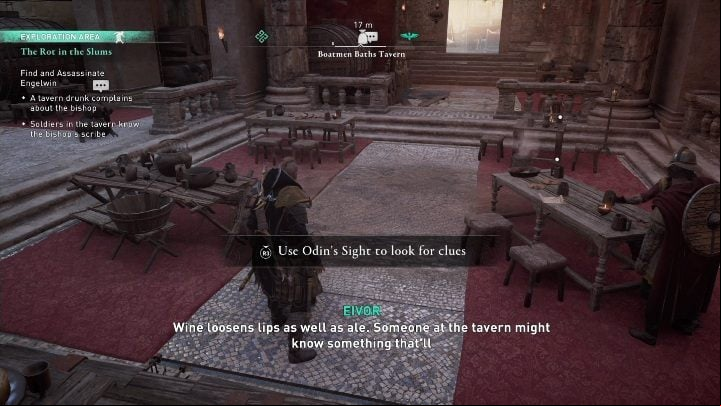 You can start looking for clues at the tavern - AC Valhalla The Siege of Paris: The Rot in the Slums - Main missions - Assassins Creed Valhalla Guide and Walkthrough