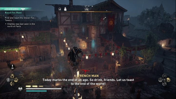 This mission begins in the northern area of Paris - AC Valhalla Siege of Paris: Royal Fox Hunt - Main missions - Assassins Creed Valhalla Guide and Walkthrough