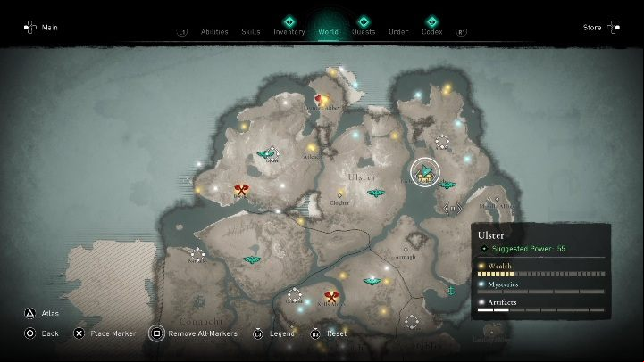 5 - AC Valhalla Wrath of the Druids: Celtic Armor set - where to find it? Map - Secrets and Collectibles - Assassins Creed Valhalla Guide and Walkthrough